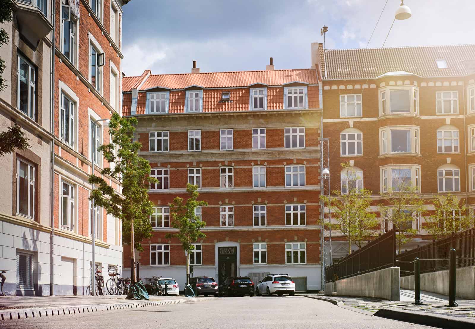 Tag- og facadrenovering af Langelandsvej