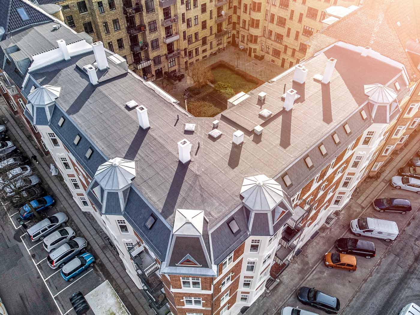 Tagrenovering på AB Forchammersvej