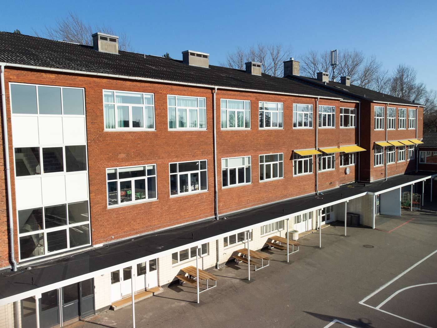 Optimering af klimaskærm og udearealer på Virum Skole