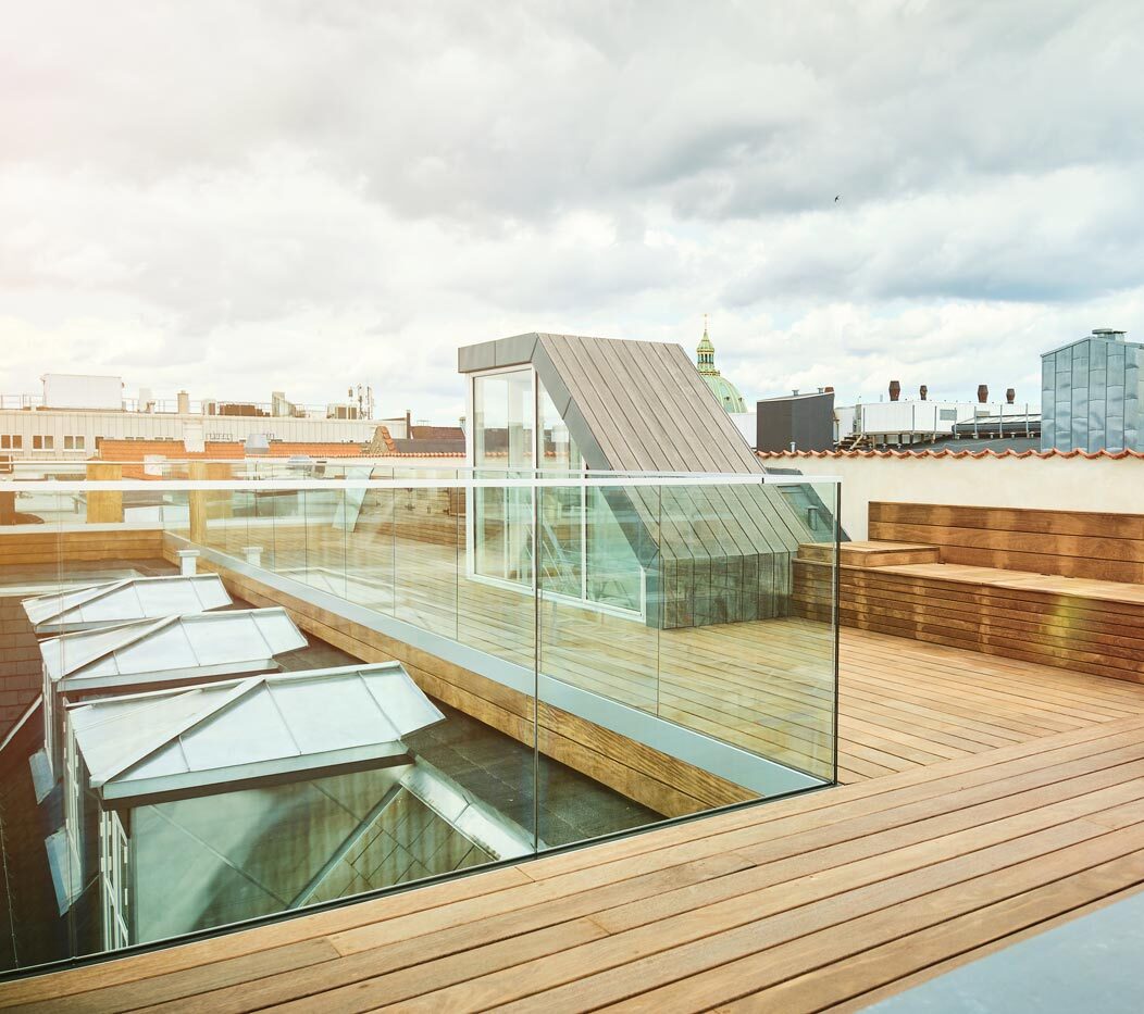 Tagterasse og facaderenovering af Toldbodgade 29